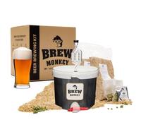 Brew Monkey® Kit Per Fare La Birra IPA | Kit Base 5 L | 5,7% VOL. | Kit Per La Produzione Di Birra A Casa | Idee Regalo Uomo | Kit Birra | Regali Uomo Originali | Regalo Uomo Natale