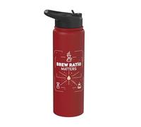 Brew Ratio Matters routine caffè pour over casa Stainless Steel Insulated Water Bottle