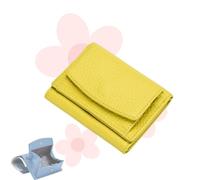 BreWel Houtangduty Mini Wallet for Woman Houtndguter, Houtndguter 2025 New Leather Rfid Blocking Card Holder Organizer Pocket Mini Wallet (Yellow,One Size)
