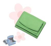 BreWel Houtangduty Mini Wallet for Woman Houtndguter, Houtndguter 2025 New Leather Rfid Blocking Card Holder Organizer Pocket Mini Wallet (Green,One Size)