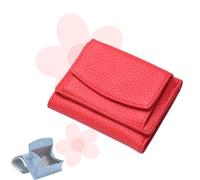 BreWel Houtangduty Mini Wallet for Woman Houtndguter, Houtndguter 2025 New Leather Rfid Blocking Card Holder Organizer Pocket Mini Wallet (Red,One Size)