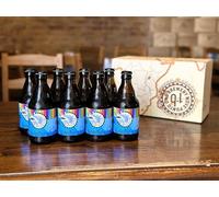 BREWERY NOVE PUNTO UNO BLANCHE - Confezione Regalo Birra italiana - 8 Birre bianca da 33 cl - Artigianale Italiana - Idea Regalo Degustazione - Alc 4.5% Vol (330 ml, Blanche 4.5% vol (bianca))