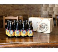 BREWERY NOVE PUNTO UNO LAGER - Confezione Regalo Birra Lager - 8 Birre Bionde da 33 cl - Artigianale Italiana - Idea Regalo Degustazione - Gradazione Alcolica 5.2% Vol