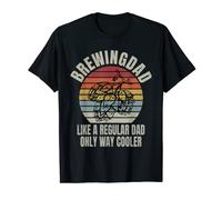 Brewing Dad Like A Regular Dad Mastro Birraio Maglietta