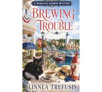 BREWING TROUBLE: A Cozy Witch Mystery with a Talking Cat and a Lighthouse Secret
