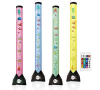 Brewish Lampada da terra sensoriale a LED forma pesce bolla con 16 effetti luminosi, luce notturna per acquario, regalo per bambini, autismo, uomini e donne