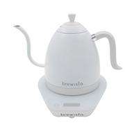 Brewista Artisan Pure White | Bollitore elettrico | Becco d'oca | Controllo della temperatura | Barista caffè lento | 1,0 L