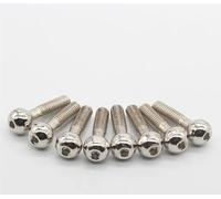 BrewJa 8 Pz/Set 02152 M5 Vite a Testa Sferica for 1/10 RC Modello di Controllo Remoto Auto Pezzi di Ricambio Compatibile con HSP 94122 94166 94188