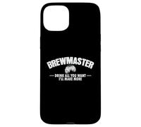 Brewmaster Trink così tanto che vuoi, faccio più Brew Beer Custodia per iPhone 15 Plus