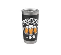 Brewtiful Day per un brindisi IPA con tazze di birra Bicchiere termico in acciaio inox doppia parete
