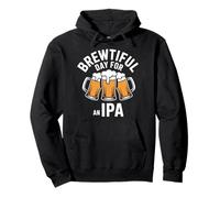 Brewtiful Day per Un Brindisi IPA con Tazze di Birra Felpa con Cappuccio