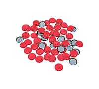 Brewzilla Tappi a corona rosso ciliegia, 26 mm, confezione da 1000 pezzi