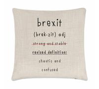 Brexit Forte E Stalla Cuscino Cover Scherzo Divertente Gran Bretagna Europa Ue