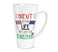 Brexit Is For Life Non Solo per Natale 483ml Grande Latte Tazza Funny Scherzo Ue