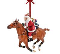 Breyer 2023 Ornamento Natalizio Santa | Santa Che Gioca A Polo