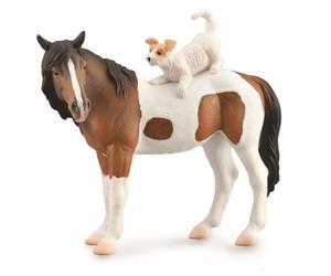 Breyer CollectA 1:18 Scale Model Horse | Mare & Terrier
