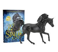 Breyer Horses Freedom Series Black Stallion Horse and Book Set Horse and Book Series | Modello giocattolo per cavalli | Scala 1:12 Freedom Series Horse Figurine | Modello #6181