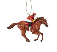 Breyer Modello Cavallo Vacanza Ornamento - Justify Rosso Fantino