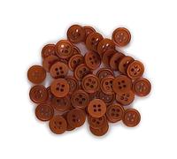 Breyhda 100 Bottoni in Resina a 4 Fori da 10-15 mm per progetti di Cucito, Scrapbooking e Abbigliamento Fai da Te,11,5 mm