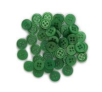 Breyhda 100 Bottoni in Resina a 4 Fori da 10-15 mm per progetti di Cucito, Scrapbooking e Abbigliamento Fai da Te,12,5 mm