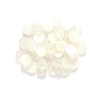Breyhda 100 Bottoni in Resina a 4 Fori da 10-15 mm per progetti di Cucito, Scrapbooking e Abbigliamento Fai da Te,10 mm