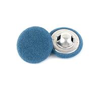 Breyhda 20/50 Bottoni Rivestiti Colorati da 18 mm-28 mm per Cucire Giacche a Vento,18 mm-50 Pezzi