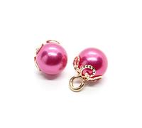 Breyhda 20 Bottoni Color Perla da 10 mm per Camicie, Abbigliamento, Donne, Cappotti, Cucito Vintage,10 mm