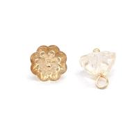 Breyhda 20 Bottoni Colorati con Perle da 11 mm per Cucire Fiori Cheongsam retrò,11 mm