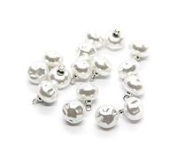Breyhda 20 Bottoni con Perle Irregolari da 10 mm per Cucire Maglioni di Maglieria da Donna,Bianco,10 mm