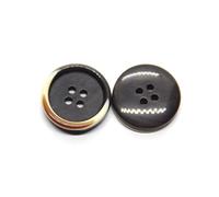 Breyhda 30 Bottoni in Resina da 15 mm-22 mm per Cucire Maglioni e Pantaloni,Marrone,20 mm