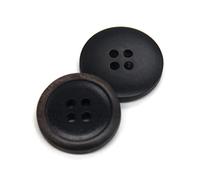 Breyhda 30 Bottoni in Resina Nera da 15 mm 20 mm per Cucire Blazer e Giacche,Marrone,20 mm