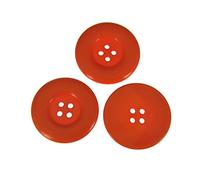 Breyhda 5 Bottoni Rotondi Grandi in Resina da 3,8 cm per Cappotti e Accessori da Cucito,38 mm