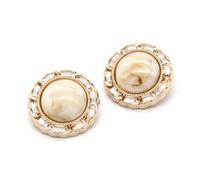 Breyhda 6 Bottoni Rotondi in Metallo da 18 mm-25 mm per Cucire Abiti da Giacca da Donna,Bianco,18 mm
