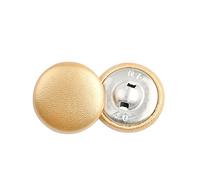 Breyhda Bottoni con Gambo in Pelle da 20 Pezzi da 11 mm-28 mm - Bottoni Stile Vintage per Realizzare Giacche e Cappotti,d'oro,25 mm