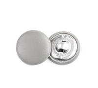 Breyhda Bottoni con Gambo in Pelle da 20 Pezzi da 11 mm-28 mm - Bottoni Stile Vintage per Realizzare Giacche e Cappotti,Grigio,15 mm
