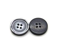Breyhda Bottoni in Resina Colorata a 4 Fori per Cucire Maglione da Uomo, Cappotto,20mm 15pz