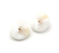 Breyhda Bottoni in Resina con Gambo in Metallo da 15 mm-30 mm per Cucire Cappotti da Donna,30 mm 6 Pezzi