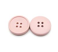 Breyhda Bottoni in Resina da 10 Pezzi 21mm 25mm 30mm - Bottoni per Cappotti Resistenti per progetti di Cucito e Sartoria,Rosa Chiaro,25 mm