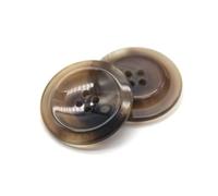 Breyhda Bottoni in Resina da 15 mm-30 mm per Cucire Abiti da Uomo e da Donna,Marrone,21mm 20pz