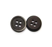 Breyhda Bottoni in Resina da 30 Pezzi 9mm 10mm 11mm per Cucire Camicie Outwear,Marrone,10 mm