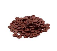 Breyhda Bottoni in Resina Rotondi a 2 Fori da 100 Pezzi da 10 mm per Decorazioni di Scrapbooking e Cucito,10 mm