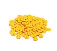 Breyhda Bottoni in Resina Rotondi a 2 Fori da 100 Pezzi da 10 mm per Decorazioni di Scrapbooking e Cucito,10 mm
