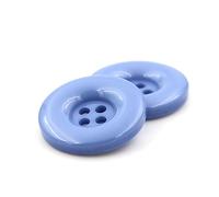 Breyhda Bottoni in Resina Rotondi a 4 Fori Assortiti da 15 mm-38 mm per Cucito, Scrapbooking e Artigianato Fai-da-Te,25 mm 17 Pezzi