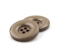 Breyhda Bottoni in Resina Rotondi a 4 Fori Assortiti da 15 mm-38 mm per Cucito, Scrapbooking e Artigianato Fai-da-Te,15 mm 54 Pezzi