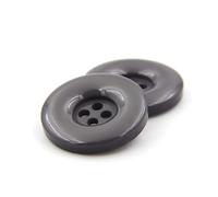Breyhda Bottoni in Resina Rotondi a 4 Fori Assortiti da 15 mm-38 mm per Cucito, Scrapbooking e Artigianato Fai-da-Te,28 mm 14 Pezzi