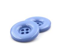 Breyhda Bottoni Rotondi in Resina da 15-38 mm con 4 Fori per lavori di Cucito e Artigianato,18mm 40pz