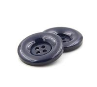 Breyhda Bottoni Rotondi in Resina da 15-38 mm con 4 Fori per lavori di Cucito e Artigianato,25 mm 15 Pezzi