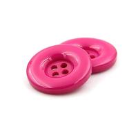 Breyhda Bottoni Rotondi in Resina da 15-38 mm con 4 Fori per lavori di Cucito e Artigianato,34 mm 10 Pezzi