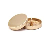 Breyhda Bottoni Rotondi Piatti in Metallo Dorato per Cucire Cappotti, Giacche di Jeans,23 mm 8 Pezzi