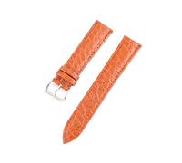 Breyhda Cinturino classico in pelle per orologio - Cinturino di ricambio senza tempo da 12 mm a 24 mm per orologi da uomo,Marrone chiaro,21mm